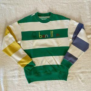 Benetton Classic Crew Neck Women's Sweatshirt - Size X-Small (NWOT)
